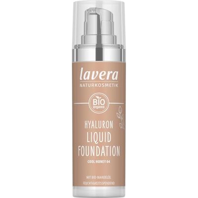 lavera Hyaluron Liquid Foundation Cool Honey 04 Fonds natuurlijke cosmetica veganistisch siliconenvrij natuurlijk hyaluronzuur 30 ml lavera Hyaluron Liquid Foundation Cool Honey 04 Fonds natuurlijke cosmetica veganistisch siliconenvrij natuurlijk hyaluronzuur 30 ml
