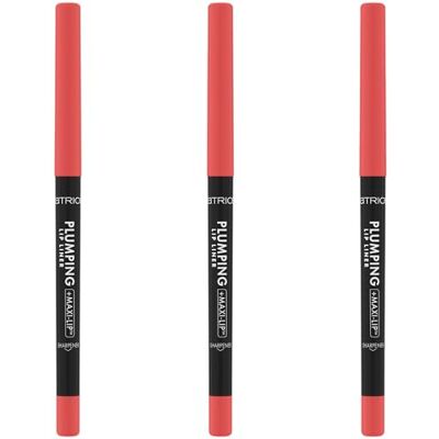 Catrice Cosmetics Catrice Plumping Lip Liner 200 Rosie Feels Rose lippenstift van palissanderhout, absorberend, duurzaam, mat, veganistisch, 3 x 0,35 g, 3 stuks Catrice Cosmetics Catrice Plumping Lip Liner 200 Rosie Feels Rose lippenstift van palissanderhout, absorberend, duurzaam, mat, veganistisch, 3 x 0,35 g, 3 stuks
