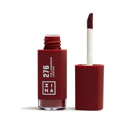 3ina MAKEUP The Longwear Lipstick 276 – bruin – lippenstift bruin met hyaluronzuur – matte vloeibare lippenstift – sterk gepigmenteerde matte lippenkleur – veganistisch – zonder dierenleed 3ina MAKEUP The Longwear Lipstick 276 – bruin – lippenstift bruin met hyaluronzuur – matte vloeibare lippenstift – sterk gepigmenteerde matte lippenkleur – veganistisch – zonder dierenleed