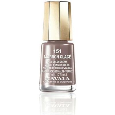 MAVALA Mini Color Nagellak Crème 5ml Kleur 151: Ijsbruin MAVALA Mini Color Nagellak Crème 5ml Kleur 151: Ijsbruin