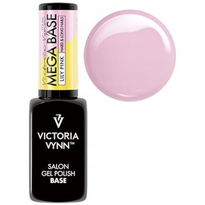 VICTORIA VYNN Mega Base Lily Pink Hybride gel nagellak voor harde en lange nagels, UV LED, 8 ml VICTORIA VYNN Mega Base Lily Pink Hybride gel nagellak voor harde en lange nagels, UV LED, 8 ml