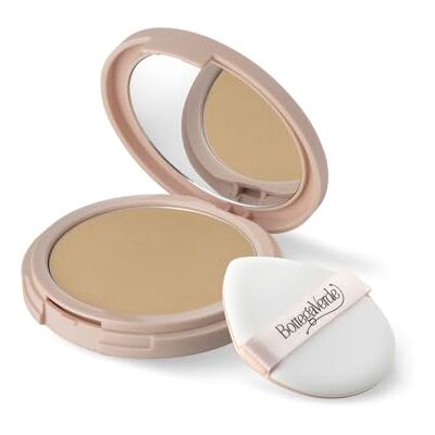 Bottega Verde D'Amour d'Accord compacte foundation, 8 g, nat en droog, met niacinamide en gember-extract, kleur beige Bottega Verde D'Amour d'Accord compacte foundation, 8 g, nat en droog, met niacinamide en gember-extract, kleur beige