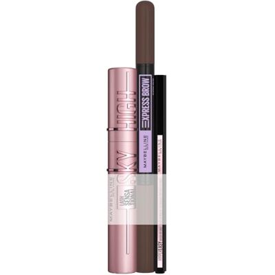 Maybelline Set van 3 make-upkwasten voor een perfecte ooglook met Sky High Mascara, Hyper Easy Liquid Eyeliner (Nr. 800 Black) en Brow Satin Duo Wenkbrauwpotlood (Nr. 04 Deep Brown) Maybelline Set van 3 make-upkwasten voor een perfecte ooglook met Sky High Mascara, Hyper Easy Liquid Eyeliner (Nr. 800 Black) en Brow Satin Duo Wenkbrauwpotlood (Nr. 04 Deep Brown)