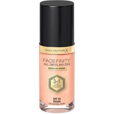 Max Factor Facefinity All Day Flawless 3-in-1 Liquid Foundation 50 Natural Max Factor Facefinity All Day Flawless 3-in-1 Liquid Foundation 50 Natural