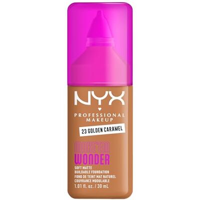 NYX PROFESSIONAL MAKEUP Make 'EM Wonder Foundation 23 Golden Caramel NYX PROFESSIONAL MAKEUP Make 'EM Wonder Foundation 23 Golden Caramel