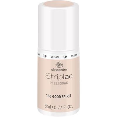 alessandro Striplac Peel or Soak Vegan Good Spirit crème glitter led-nagellak voor perfecte nagels in 15 minuten, 8 ml alessandro Striplac Peel or Soak Vegan Good Spirit crème glitter led-nagellak voor perfecte nagels in 15 minuten, 8 ml