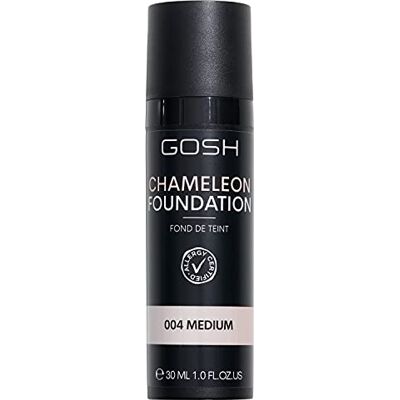 GOSH Chameleon Foundation Natural Coverage 004-Medium 30 ml GOSH Chameleon Foundation Natural Coverage 004-Medium 30 ml