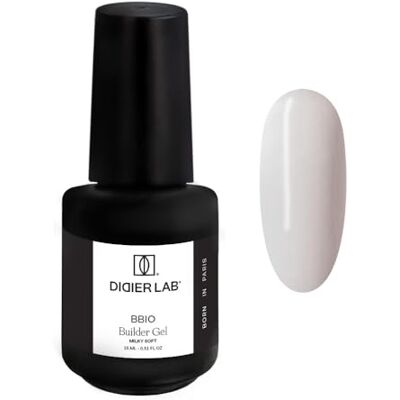 DIDIER LAB BBIO Gelnagelfles Milky Soft Zuivere formule zonder HEMA TPO zelfnivellerend UV LED-reconstructie 15 ml DIDIER LAB BBIO Gelnagelfles Milky Soft Zuivere formule zonder HEMA TPO zelfnivellerend UV LED-reconstructie 15 ml