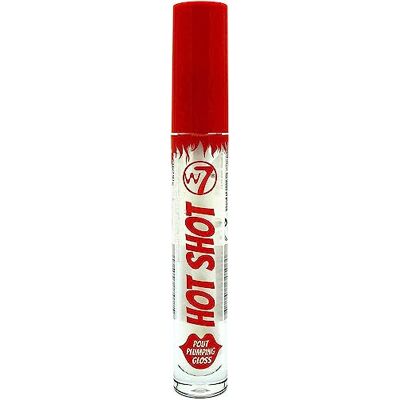 W7 Hot Shot Transparante Plumping Gloss Veganistische formule verrijkt met HotFlux® Instant Lip Plumping Veganistische en niet-geteste make-up voor dieren van Cosmetics W7 Hot Shot Transparante Plumping Gloss Veganistische formule verrijkt met HotFlux® Instant Lip Plumping Veganistische en niet-geteste make-up voor dieren van Cosmetics