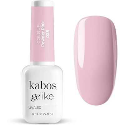 Kabos Gelike 025 Powder Pink Hybrid UV/LED Nagellak, 8 ml Kabos Gelike 025 Powder Pink Hybrid UV/LED Nagellak, 8 ml