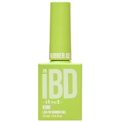 IBD Rubber Gel Kiwi, 15 ml, gemaakt in de VS, hoogwaardige nagellak voor duurzame manicure en gladde nagels, led-/uv-nagellak IBD Rubber Gel Kiwi, 15 ml, gemaakt in de VS, hoogwaardige nagellak voor duurzame manicure en gladde nagels, led-/uv-nagellak