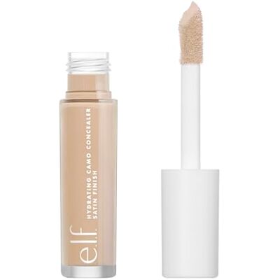 e.l.f. Hydraterende corrector, satijn, concealer, medium zandkleurig e.l.f. Hydraterende corrector, satijn, concealer, medium zandkleurig