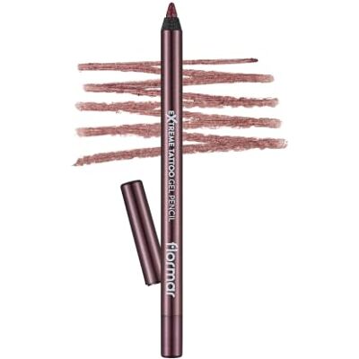Flormar Extreme Tattoo Gel Pencil Eyeliner Gel Waterproof Tattoo Effect Plum Glitter Potlood Sterk Gepigmenteerd Langdurige oogmake-up voor vrouwen, 010 Dusty Plum Flormar Extreme Tattoo Gel Pencil Eyeliner Gel Waterproof Tattoo Effect Plum Glitter Potlood Sterk Gepigmenteerd Langdurige oogmake-up voor vrouwen, 010 Dusty Plum