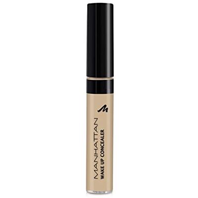 Manhattan Wake up Vloeibare concealer voor het afdekken van donkere kringen en roodheid, ivoorkleur 3, 1 x 7 ml Manhattan Wake up Vloeibare concealer voor het afdekken van donkere kringen en roodheid, ivoorkleur 3, 1 x 7 ml