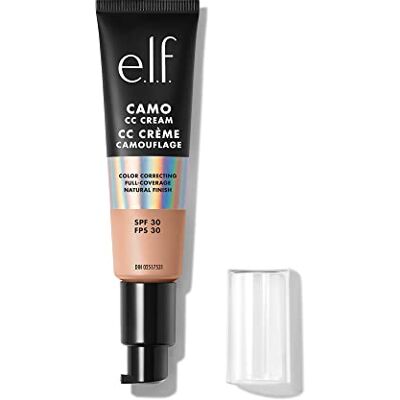 e.l.f. Camo CC-crème, correctiecrème met volledige dekking met SPF 30, medium tint 310 C, 30 g e.l.f. Camo CC-crème, correctiecrème met volledige dekking met SPF 30, medium tint 310 C, 30 g