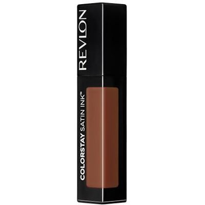 REVLON ColorStay Vloeibare lippenstift met satijnen inkt, rijke kleuren, langdurig, geformuleerd met zwarte bessenzaadolie, 003 in zo diep. REVLON ColorStay Vloeibare lippenstift met satijnen inkt, rijke kleuren, langdurig, geformuleerd met zwarte bessenzaadolie, 003 in zo diep.