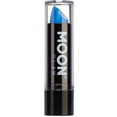 Moon Glow Lippenstift, uv, neonlicht, neonlicht, lippenstift, verlicht, onder uv-stralen (intens blauw, 1 stuk) Moon Glow Lippenstift, uv, neonlicht, neonlicht, lippenstift, verlicht, onder uv-stralen (intens blauw, 1 stuk)