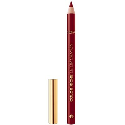 L'Oreal Paris L'Oréal Paris Color Riche Le Lipliner 1990 Le Bordeaux lippenstift met zachte vulling voor lichte lipcontour met voedende ingrediënten L'Oreal Paris L'Oréal Paris Color Riche Le Lipliner 1990 Le Bordeaux lippenstift met zachte vulling voor lichte lipcontour met voedende ingrediënten