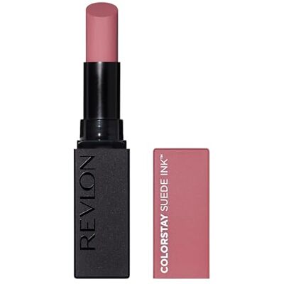 REVLON , ColorStay Suede Ink, lippenstift, matte afwerking, levendige kleur, verzorgende en veganistische formule, verrijkt met vitamine E, nr. 008 That Girl, 2,55 g REVLON , ColorStay Suede Ink, lippenstift, matte afwerking, levendige kleur, verzorgende en veganistische formule, verrijkt met vitamine E, nr. 008 That Girl, 2,55 g