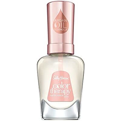 Sally Hansen Color Therapy Nagelolie, nagelhuidverzorging met arganolie, geregenereerd en versterkt nagels en huid, transparant, 1 x 14 ml Nail & Culticle Oil Nail & Cuticle Elixier transparant Sally Hansen Color Therapy Nagelolie, nagelhuidverzorging met arganolie, geregenereerd en versterkt nagels en huid, transparant, 1 x 14 ml Nail & Culticle Oil Nail & Cuticle Elixier transparant