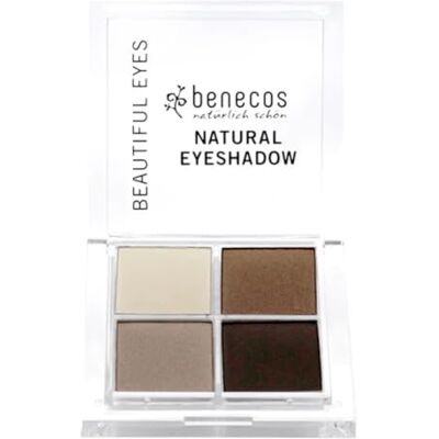 benecos B09158 natuurlijke cosmetica Quattro oogschaduwpalet veganistisch koffie & room,4,8 g (1 pak),natuurlijk benecos B09158 natuurlijke cosmetica Quattro oogschaduwpalet veganistisch koffie & room,4,8 g (1 pak),natuurlijk
