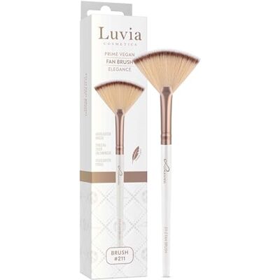 Luvia Cosmetics Luvia Professionele make-upkwast, highlighter make-upkwast, Fallout waaierkwast, veganistische cosmetische kwast 211 // Fan Brush Elegance Luvia Cosmetics Luvia Professionele make-upkwast, highlighter make-upkwast, Fallout waaierkwast, veganistische cosmetische kwast 211 // Fan Brush Elegance