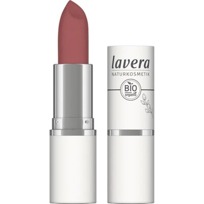 lavera Velvet Matt Lipstick Berry Nude 01, lippenstift, natuurlijke cosmetica, siliconenvrij, biologische bloemenboter en biologische zonnebloemolie, 4,5 g lavera Velvet Matt Lipstick Berry Nude 01, lippenstift, natuurlijke cosmetica, siliconenvrij, biologische bloemenboter en biologische zonnebloemolie, 4,5 g