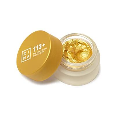 3ina MAKEUP Vegan The 24H Cream Eyeshadow 113 Goud Langdurige crèmekleurige oogschaduw 24 uur Matte en glinsterende tinten Hoge pigmentatie Waterproof formule Cruelty Free 3ina MAKEUP Vegan The 24H Cream Eyeshadow 113 Goud Langdurige crèmekleurige oogschaduw 24 uur Matte en glinsterende tinten Hoge pigmentatie Waterproof formule Cruelty Free