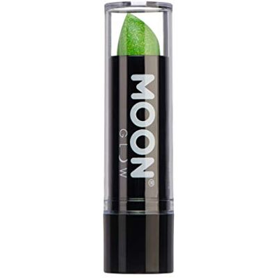 Moon Glow UV Neon Glitter Lippenstift Neon Glanzende Kleurrijke Lippenstift Gloeien onder UV, Groen, 1 Units (1 Pack) Moon Glow UV Neon Glitter Lippenstift Neon Glanzende Kleurrijke Lippenstift Gloeien onder UV, Groen, 1 Units (1 Pack)