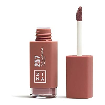 3ina MAKEUP – Vegan – Cruelty Free – The Longwear Lipstick 257 – donkerroze – 12 uur aanhoudende lippenstift – sterk gepigmenteerde lippenstift – hydraterende formule met hyaluronzuur 3ina MAKEUP – Vegan – Cruelty Free – The Longwear Lipstick 257 – donkerroze – 12 uur aanhoudende lippenstift – sterk gepigmenteerde lippenstift – hydraterende formule met hyaluronzuur