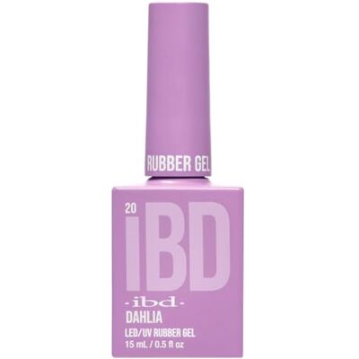 IBD Rubber Gel Dahlia 15 ml, gemaakt in de VS, hoogwaardige nagellak voor duurzame manicure en gladde nagels, led/uv-nagellak IBD Rubber Gel Dahlia 15 ml, gemaakt in de VS, hoogwaardige nagellak voor duurzame manicure en gladde nagels, led/uv-nagellak