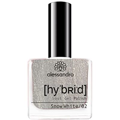 alessandro Winter Magic Hybride nagellak, sneeuwwit, in slechts 3 stappen, perfecte nagels zonder led, houdt tot 10 dagen, 8 ml alessandro Winter Magic Hybride nagellak, sneeuwwit, in slechts 3 stappen, perfecte nagels zonder led, houdt tot 10 dagen, 8 ml