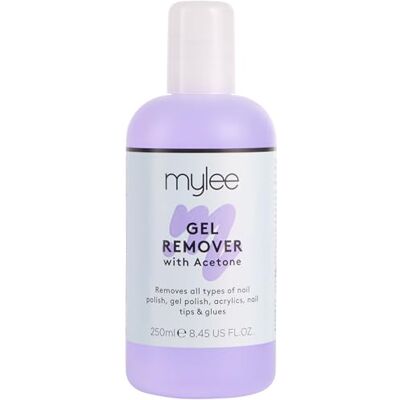 MYLEE Gel Polish Remover Aceton 250 ml, professionele uv-led-nagellakreiniger voor manicure en pedicure MYLEE Gel Polish Remover Aceton 250 ml, professionele uv-led-nagellakreiniger voor manicure en pedicure