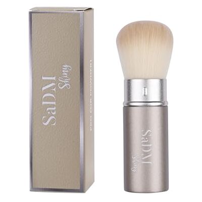 SaDM Shiny Kabuki intrekbare make-upkwast, blenderkwast voor poeder, crème, vloeibare foundation, blush, bronzer en zonnebrandcrème, professionele gezichtsborstel SaDM Shiny Kabuki intrekbare make-upkwast, blenderkwast voor poeder, crème, vloeibare foundation, blush, bronzer en zonnebrandcrème, professionele gezichtsborstel
