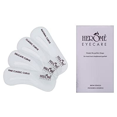 Herome Eye Care Wenkbrauwsjablonen Brow Stencils het perfecte hulpmiddel voor professioneel gevormde Wenkbrauwen 4 stuks Herome Eye Care Wenkbrauwsjablonen Brow Stencils het perfecte hulpmiddel voor professioneel gevormde Wenkbrauwen 4 stuks
