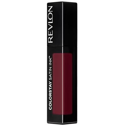 REVLON Colorstay Satin Ink, lippenstift op basis van zwarte bessenzaadolie, duurzaam, N021 Partner in Wine REVLON Colorstay Satin Ink, lippenstift op basis van zwarte bessenzaadolie, duurzaam, N021 Partner in Wine