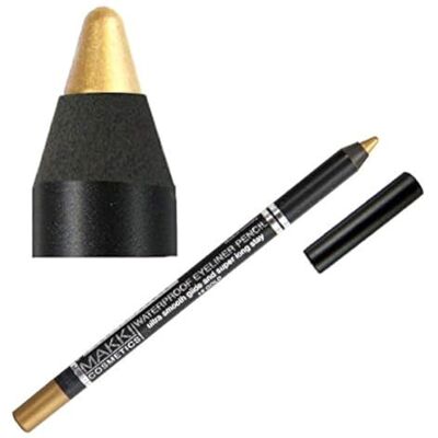 Makki Gold Eye Liner Waterproof Glide on Colour Shade nr. 15 Eye Liner Makki Gold Eye Liner Waterproof Glide on Colour Shade nr. 15 Eye Liner