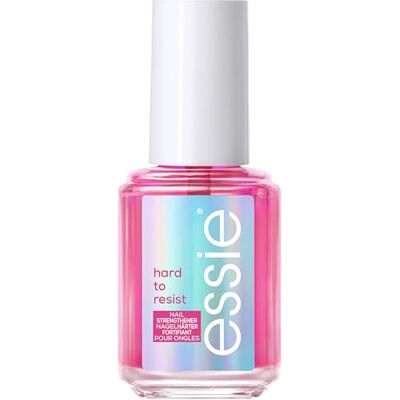 essie Nail Care Hard To Resist Nail Strengthener, Protect & Repair, Hardening Nail Treatment For Damaged Nails, Pink Tint, Glow & Shine 13.5 ml essie Nail Care Hard To Resist Nail Strengthener, Protect & Repair, Hardening Nail Treatment For Damaged Nails, Pink Tint, Glow & Shine 13.5 ml
