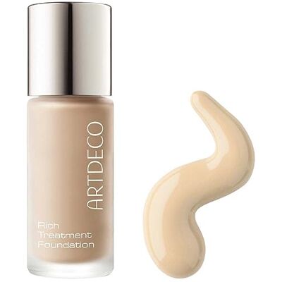 Artdeco Rich Treatment Foundation, vloeibare crème, 28, licht porselein, 20 ml (1 stuk) Artdeco Rich Treatment Foundation, vloeibare crème, 28, licht porselein, 20 ml (1 stuk)