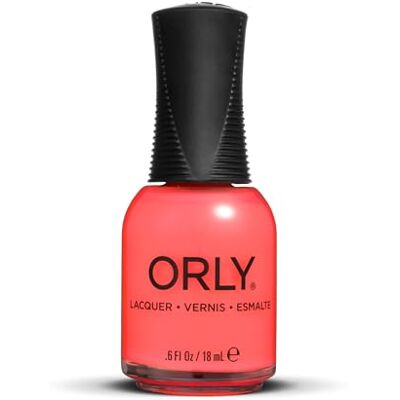 ORLY PLAYA PAPAYA nagellak 18 ml neon nagellak met zeer dekkende formule, glanzende afwerking en tropische kleurkracht uit de Club Tropicana collectie ORLY PLAYA PAPAYA nagellak 18 ml neon nagellak met zeer dekkende formule, glanzende afwerking en tropische kleurkracht uit de Club Tropicana collectie