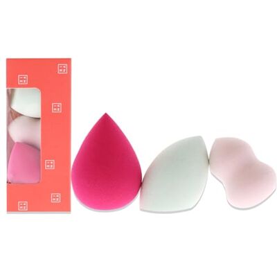 3ina Make-up zonder dierproeven veganistisch 3 stuks blenderspons, make-up foundation rouge aftoners oogcorrectie gezicht poeder crème make-up spons The Mini Blender 3ina Make-up zonder dierproeven veganistisch 3 stuks blenderspons, make-up foundation rouge aftoners oogcorrectie gezicht poeder crème make-up spons The Mini Blender