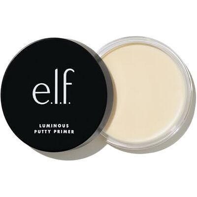 e.l.f. Luminous Putty Primer: Lichte, zijdeachtige uniforme foundation, langdurig; hydrateert, verheldert en voller de huid voor een gladde en stralende teint. Met hyaluronzuur, 21 g e.l.f. Luminous Putty Primer: Lichte, zijdeachtige uniforme foundation, langdurig; hydrateert, verheldert en voller de huid voor een gladde en stralende teint. Met hyaluronzuur, 21 g
