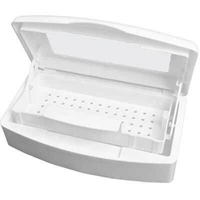 Generic Nagelsterilisatiedoos, plastic sterilisatiebak voor pincet, wimperverlenging, nagelgereedschap voor schoonheidsspecialiste Generic Nagelsterilisatiedoos, plastic sterilisatiebak voor pincet, wimperverlenging, nagelgereedschap voor schoonheidsspecialiste