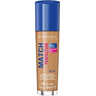 Rimmel Podk Match Perfection 200 Soft Rusvai Gelsvas (30 ml) Rimmel Podk Match Perfection 200 Soft Rusvai Gelsvas (30 ml)