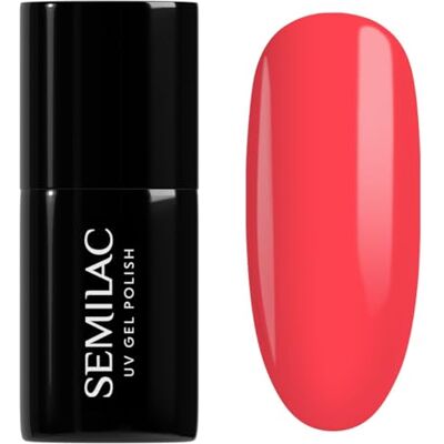 Semilac UV nagellak Hybrid 445 Tropical Flamingo 7 ml Neon Collectie Semilac UV nagellak Hybrid 445 Tropical Flamingo 7 ml Neon Collectie