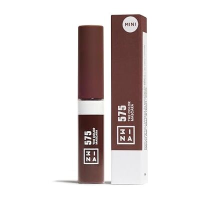 3ina MAKEUP Mascara in kleur 575 Mini bruin met plantaardige keratine voor wimpers – reisformaat – voor gevoelige ogen – veganistisch – zonder dierenleed 3ina MAKEUP Mascara in kleur 575 Mini bruin met plantaardige keratine voor wimpers – reisformaat – voor gevoelige ogen – veganistisch – zonder dierenleed