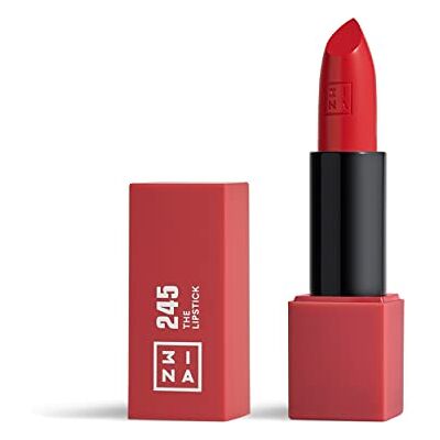 3ina MAKEUP – veganistisch – zonder dierenleed – lippenstift 245 – mat rode roos kleur, romige textuur, ultra-gepigmenteerde kleur, magnetische behuizing, vanillegeur 3ina MAKEUP – veganistisch – zonder dierenleed – lippenstift 245 – mat rode roos kleur, romige textuur, ultra-gepigmenteerde kleur, magnetische behuizing, vanillegeur