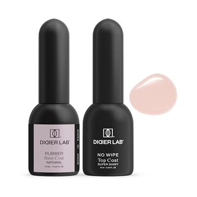 DIDIER LAB Hoogwaardige rubberen basis en semi-permanente toplaag HEMA en TPO vrij UV LED gel Semi-permanente nagellak Super Shiny Top DIDIER LAB Hoogwaardige rubberen basis en semi-permanente toplaag HEMA en TPO vrij UV LED gel Semi-permanente nagellak Super Shiny Top