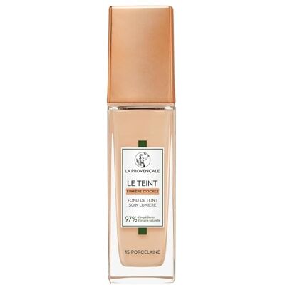 La Provençale Le Foundation voor lichte verzorging 97% natuurlijke ingrediënten Gemiddelde dekking Alle huidtypes Met biologische olijfolie AOP Provence Kleur: 15 Porselein 30 ml La Provençale Le Foundation voor lichte verzorging 97% natuurlijke ingrediënten Gemiddelde dekking Alle huidtypes Met biologische olijfolie AOP Provence Kleur: 15 Porselein 30 ml