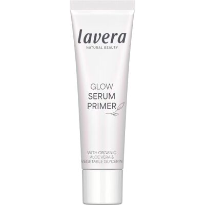 lavera Glow Primer Serum Glow Natuurlijke glans voor langdurige make-up, voedend en hydraterend, veganistisch, natuurlijke cosmetica, 30 ml lavera Glow Primer Serum Glow Natuurlijke glans voor langdurige make-up, voedend en hydraterend, veganistisch, natuurlijke cosmetica, 30 ml